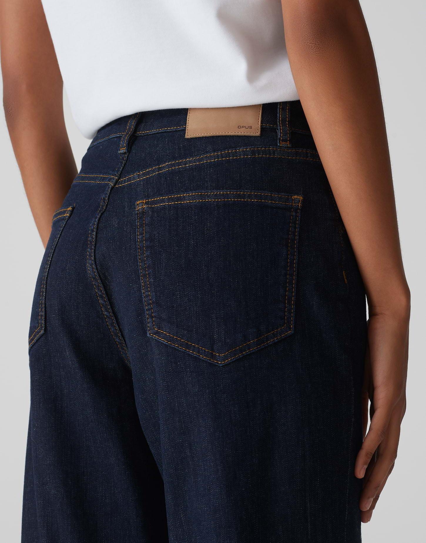 OPUS  Wide Cropped Jeans Momito Droit 