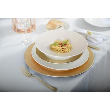 ASSIETTE A PATE/ CREUSE BEIGE PRINCESSE PAR BOITE DE - 6