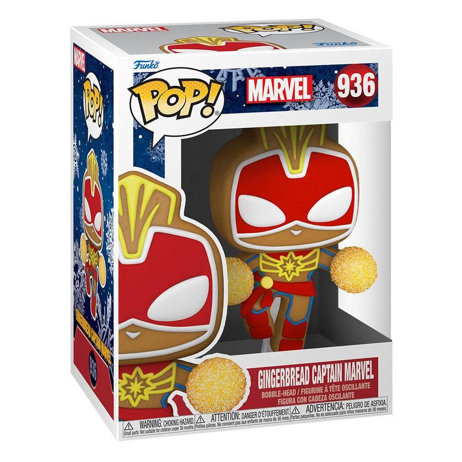 Funko  Funko POP! Marvel: Gingerbread Captain Marvel (936) 