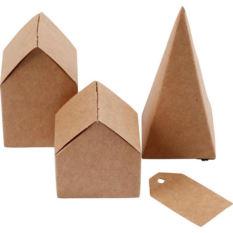 Adventskalender aus Karton, 24-teilig