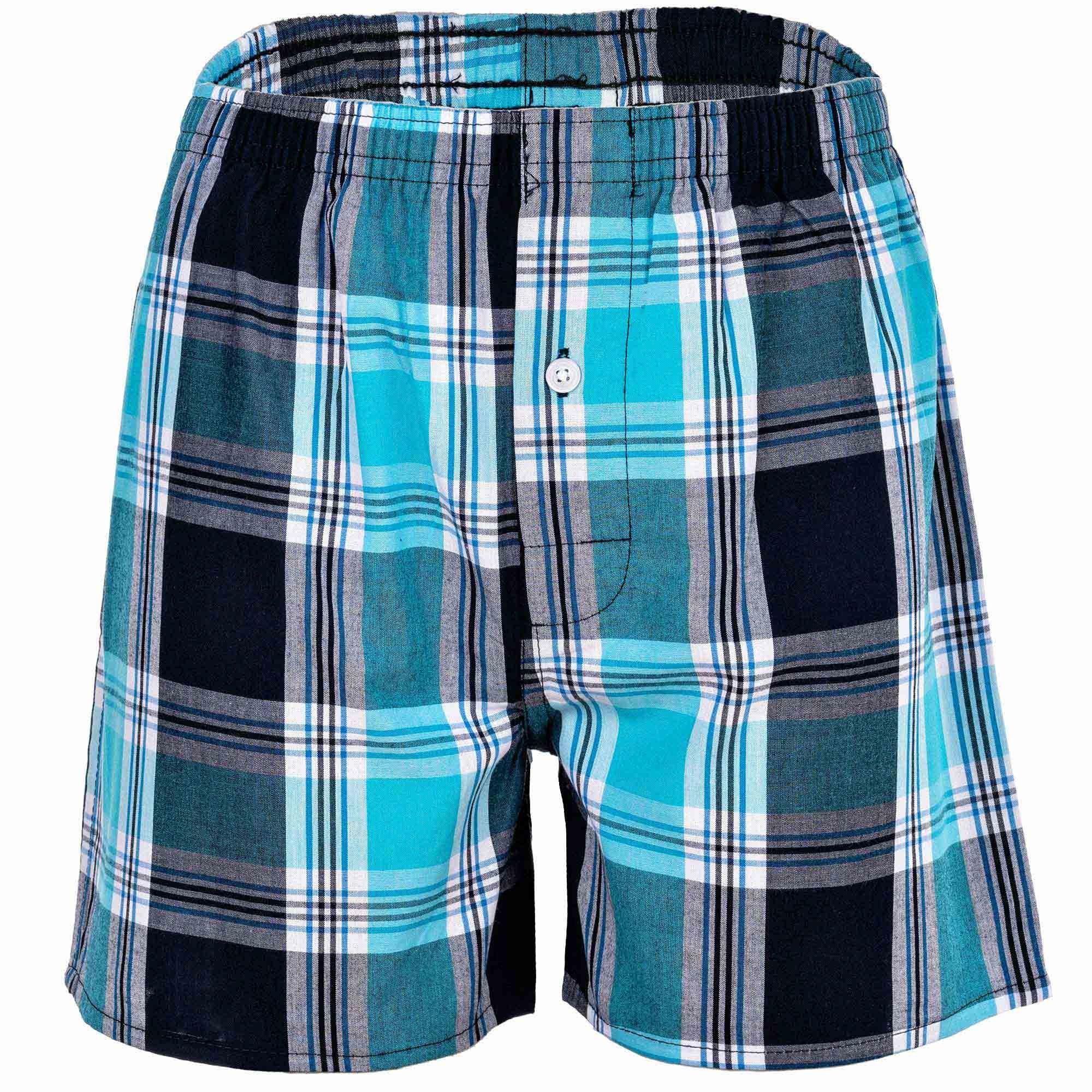 YOURBASICS  Web-Boxershorts  Locker sitzend 