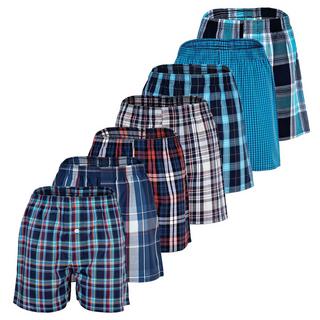 YOURBASICS  Web-Boxershorts  Locker sitzend 