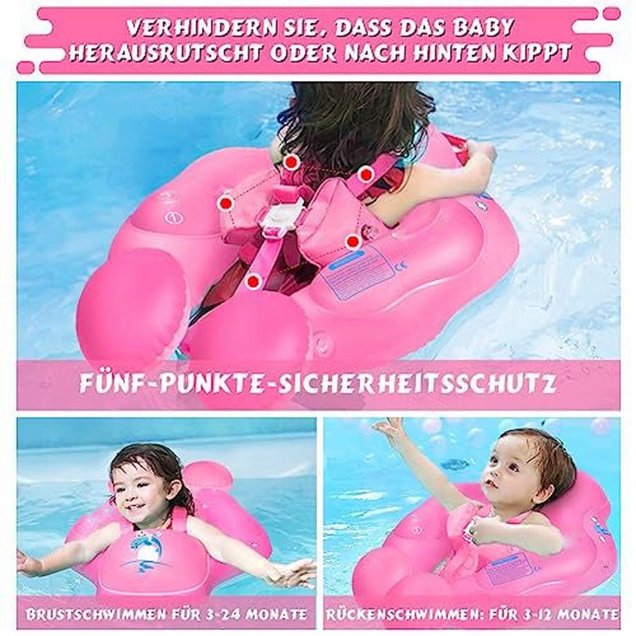 Activity-board  Baby Float Aufblasbare Baby Pool Float Neueste mit Sonnenschirm Baldachin, Baby Float für Alter 