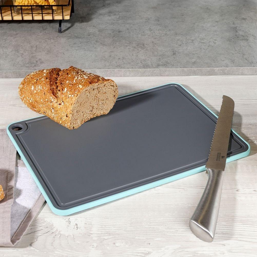 Orion Tagliere da cucina in plastica grigia, inodore e repellente ai liquidi  