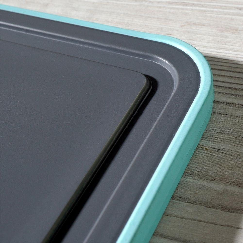 Orion Tagliere da cucina in plastica grigia, inodore e repellente ai liquidi  