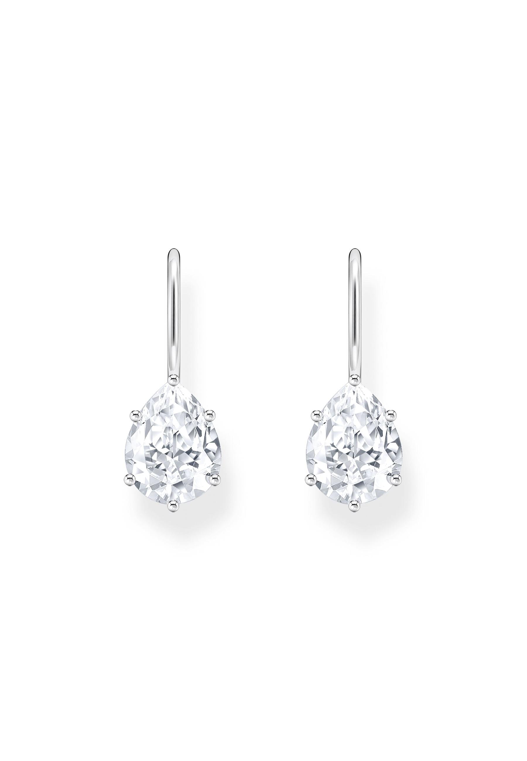 Thomas Sabo  Boucles d'oreilles Goutte Blanc Zircone 