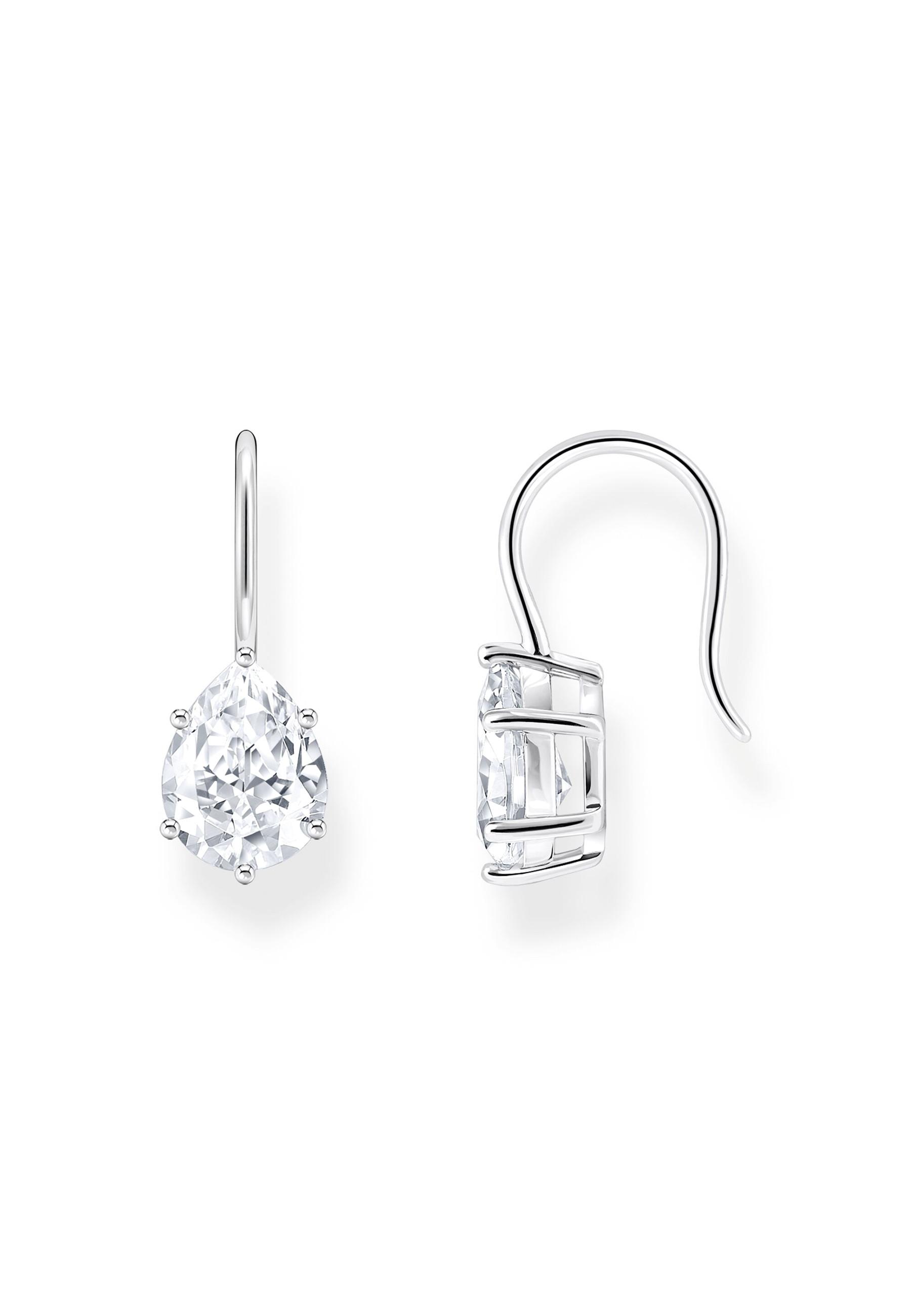 Thomas Sabo  Boucles d'oreilles Goutte Blanc Zircone 