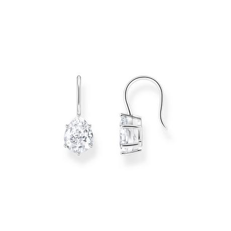 Thomas Sabo  Boucles d'oreilles Goutte Blanc Zircone 