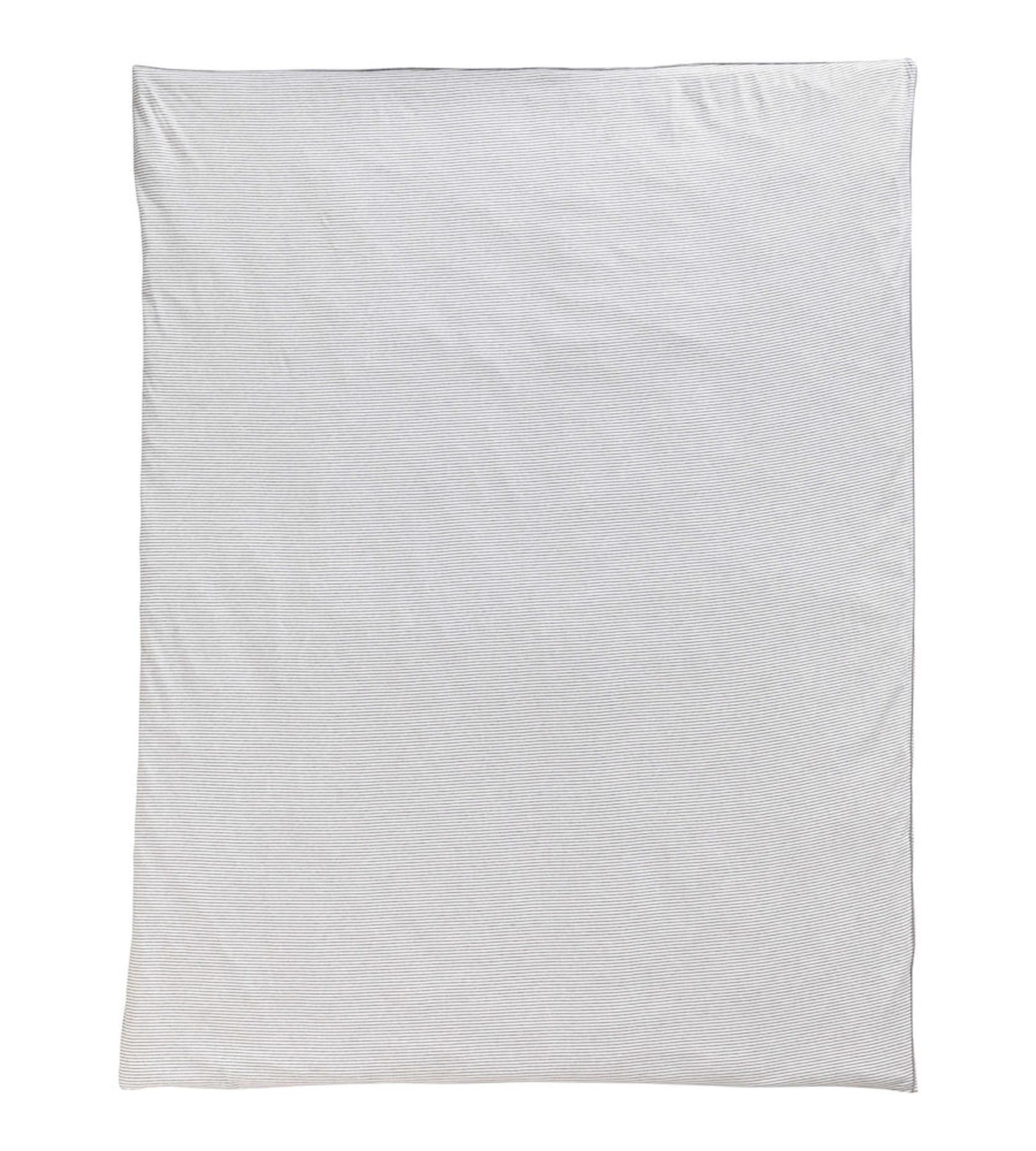 Living Home Melange Jersey Streifen Taie de duvet  