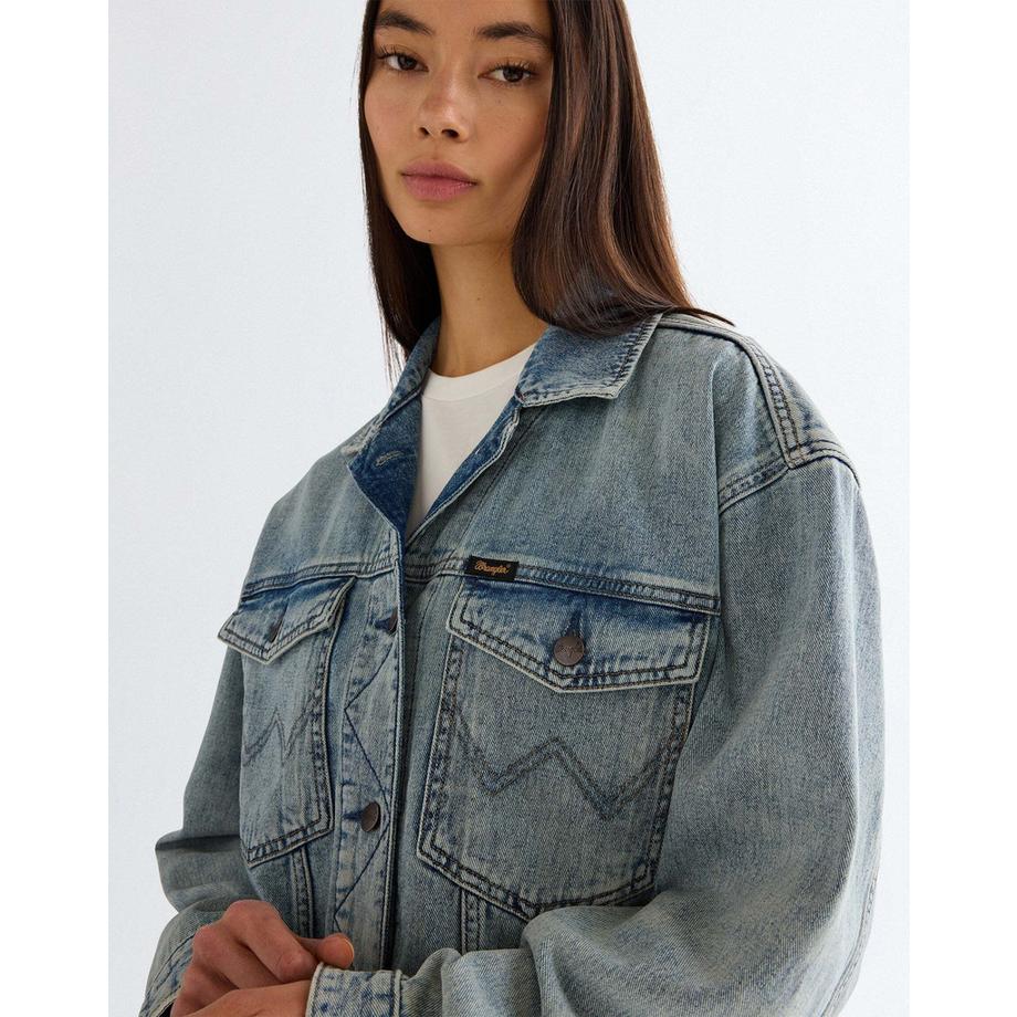 Wrangler Giubbotto in denim Cowgirl  