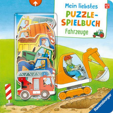 Mein liebstes Puzzle-Spielbuch: Fahrzeuge Cuno, Sabine; Bliesener, Klaus (Illustrationen) Gebundene Ausgabe 