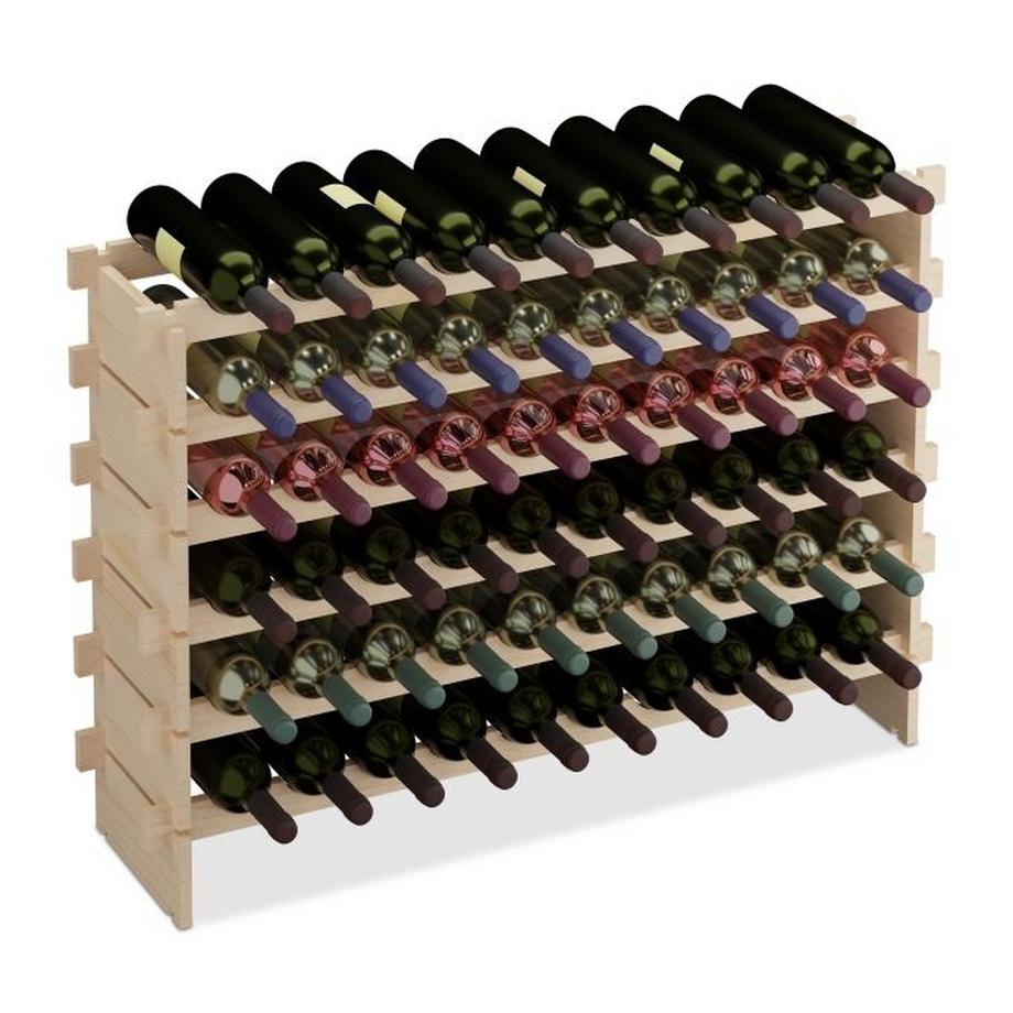 Northix Casier à vin extensible pour bouteilles  