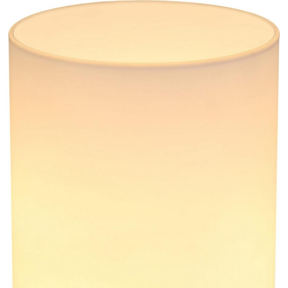 mutoni Lampe à poser Cyli métal nickel mat 1xE14 LED  