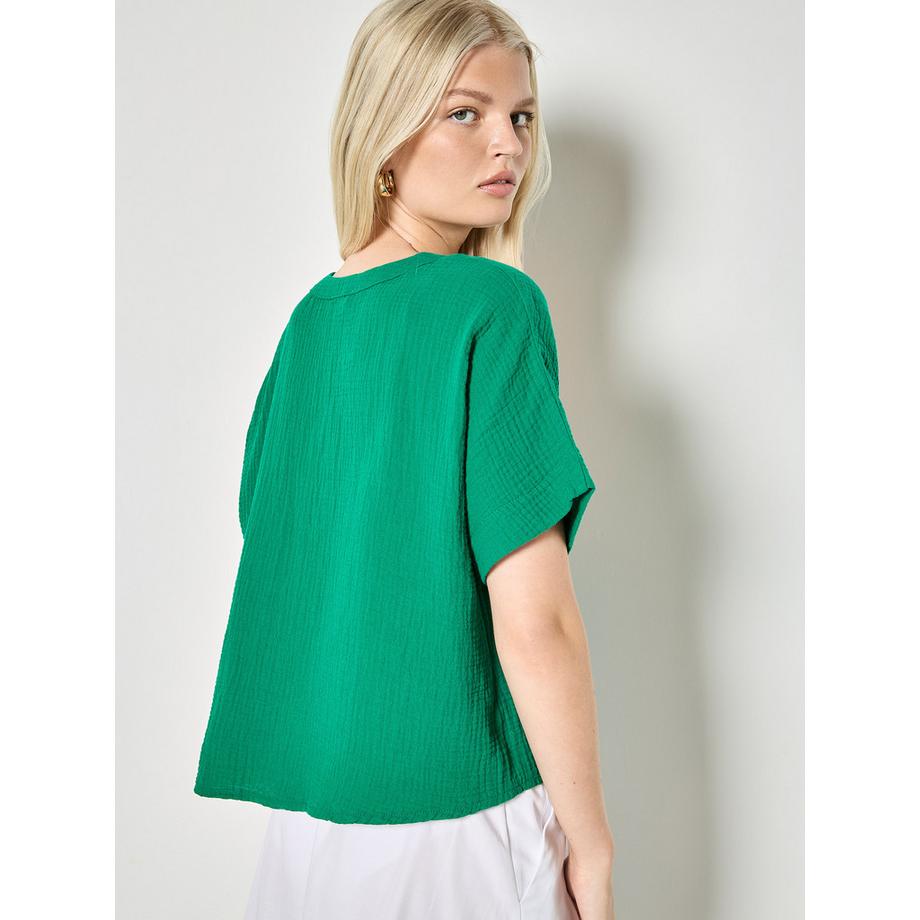 APRICOT Blouse structurée col en V  