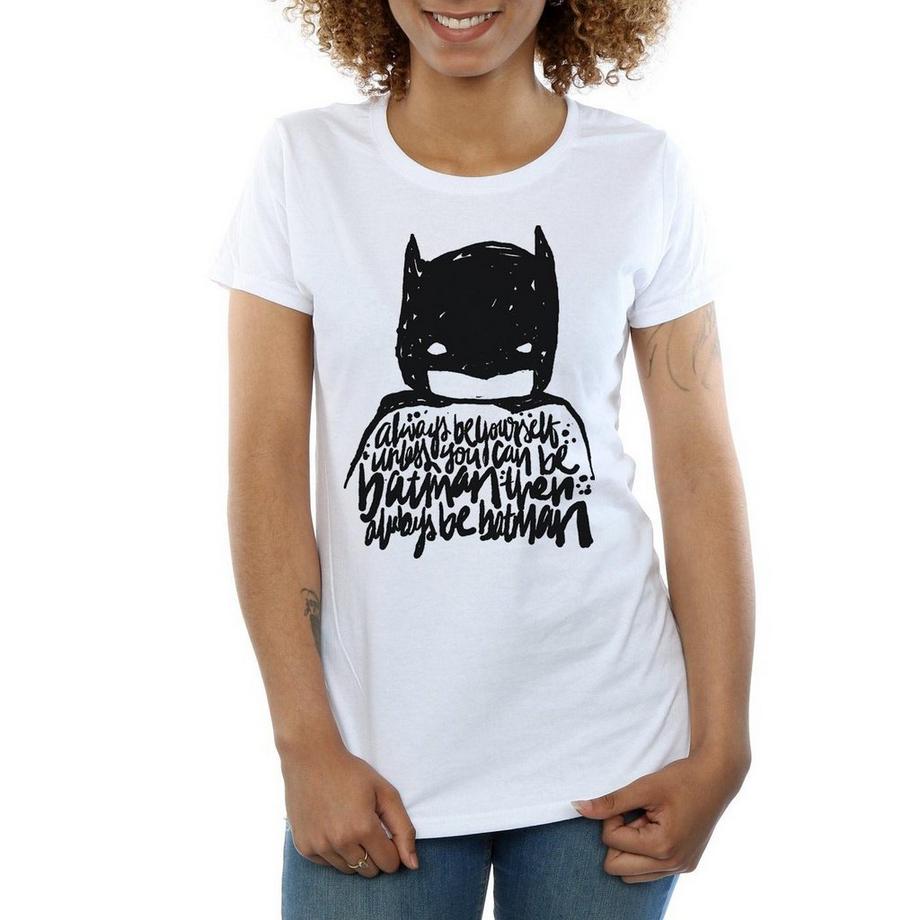 DC COMICS Always Be Yourself Batman T-Shirt  