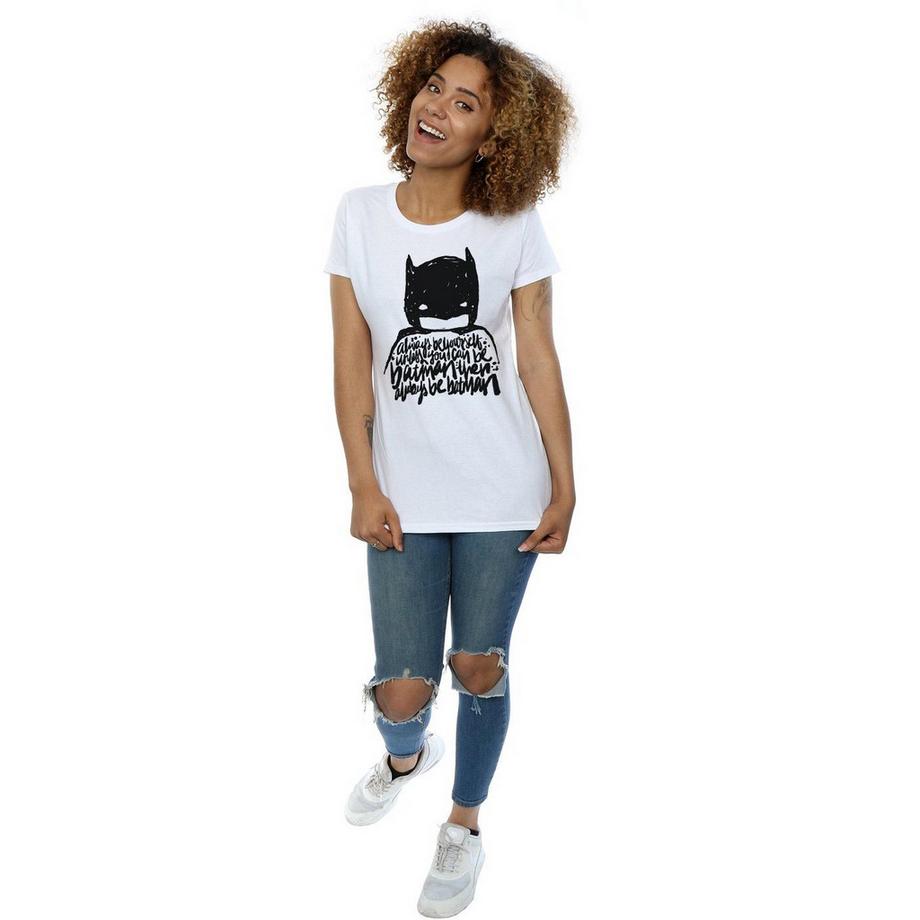 DC COMICS Always Be Yourself Batman T-Shirt  