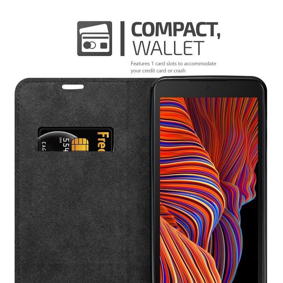 Cadorabo  Hülle für Samsung Galaxy XCover 5 Magnetverschluss, Kartenfach 