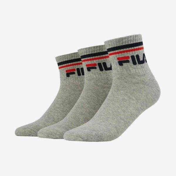 Image of Fila Kindersocken 3er-pack Jungen Taubengrau 27-30
