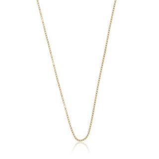 MUAU Schmuck  Collier Venezianer Gelbgold 750, 1.1mm, 45cm 