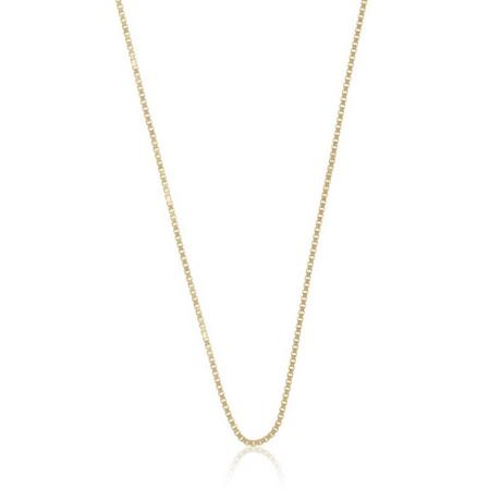 MUAU Schmuck  Collier Venezianer Gelbgold 750, 1.1mm, 45cm 