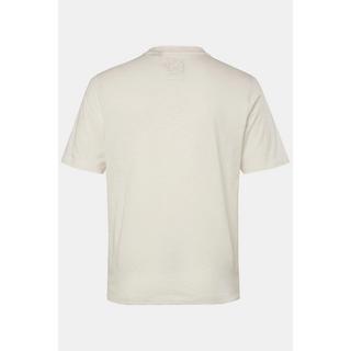 JP1880  T-shirt Henley à manches courtes. Col rond et patte de boutonnage - jusqu'au 8 XL 