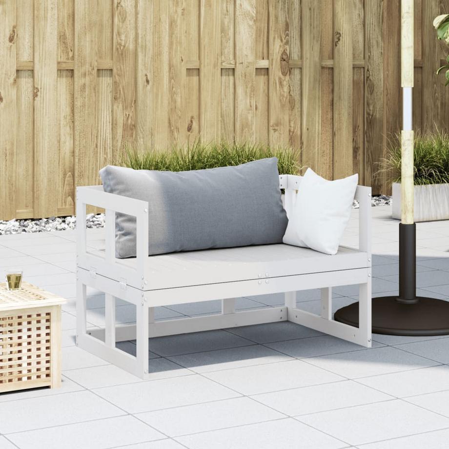 VidaXL Canapé de jardin bois de pin  