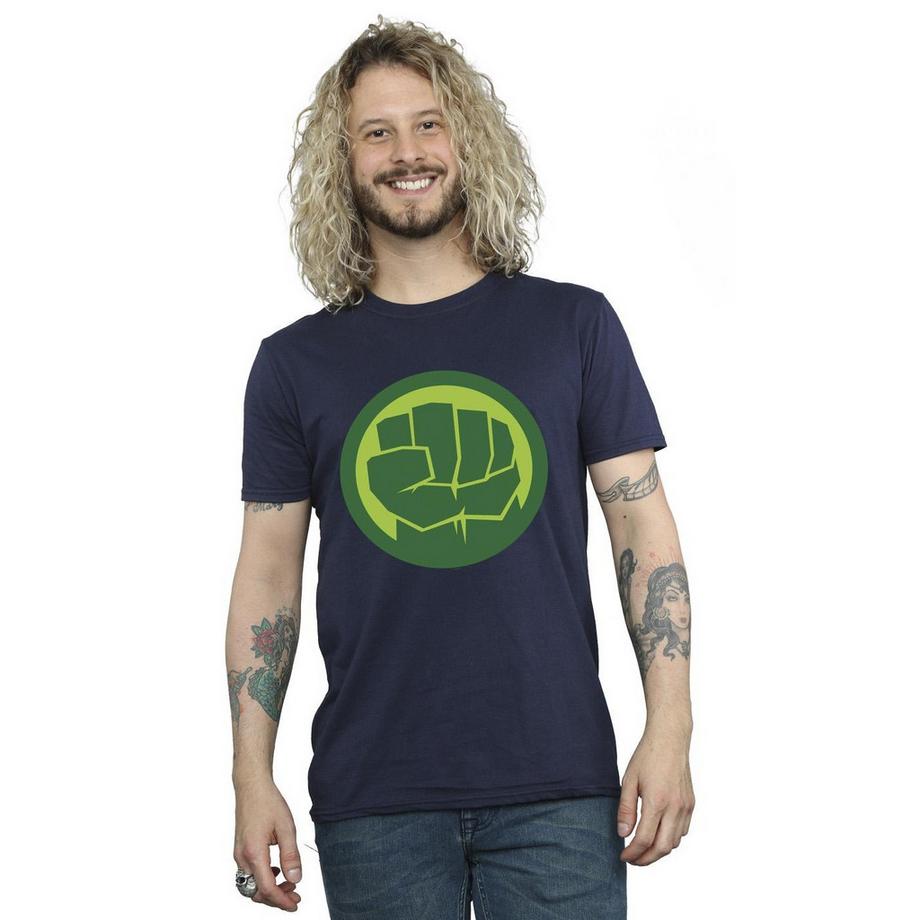 MARVEL Hulk Logo Bedrucktes T-Shirt  