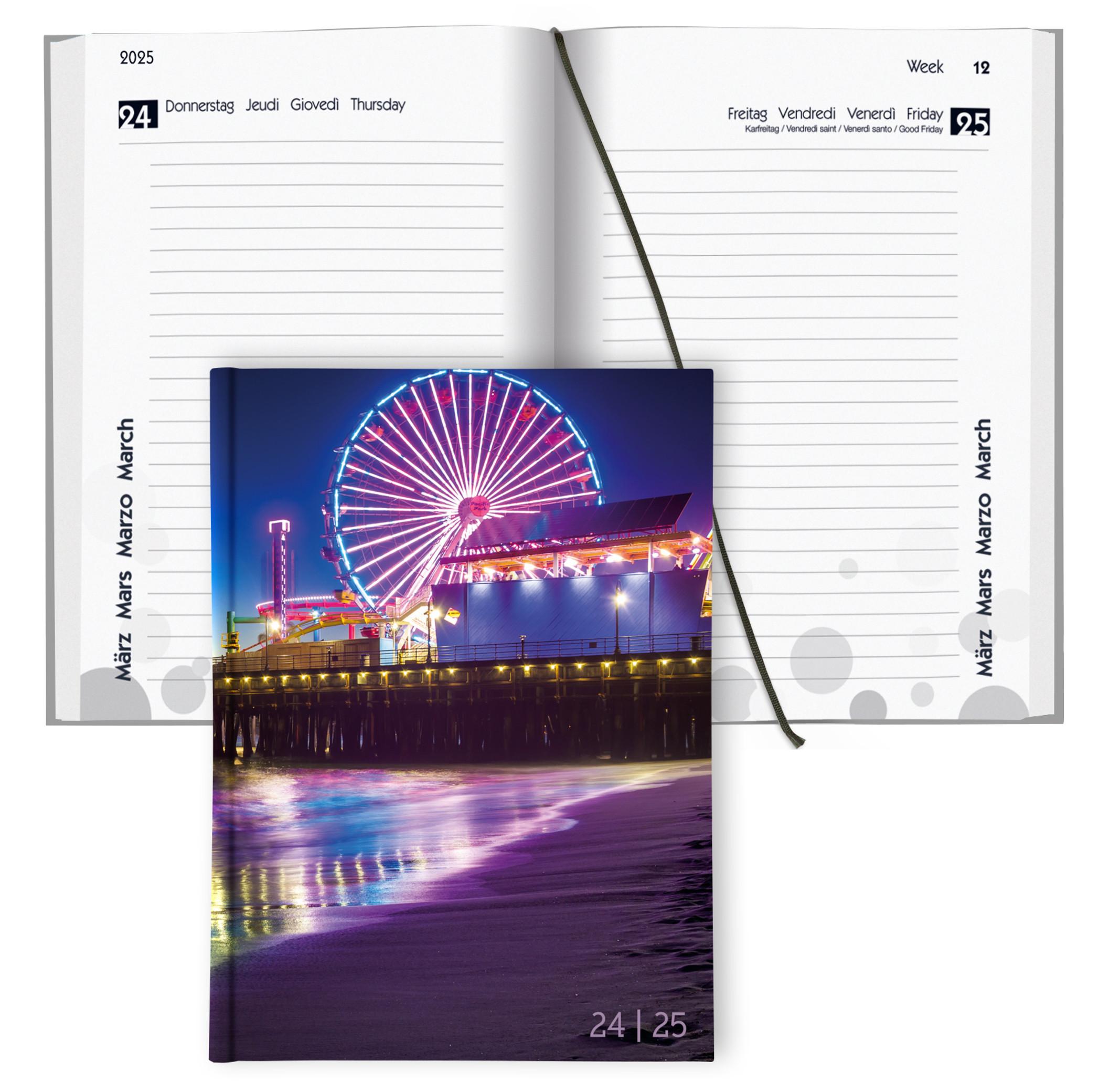 Biella Schüleragenda mydiary 1 Tag pro Seite, Beach  