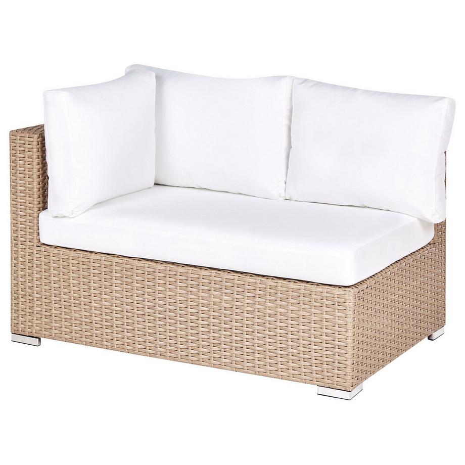 Beliani Lounge Set aus PE Rattan Skandinavisch XXL  