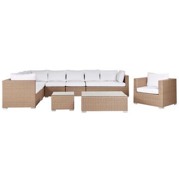 Lounge Set aus PE Rattan Skandinavisch XXL