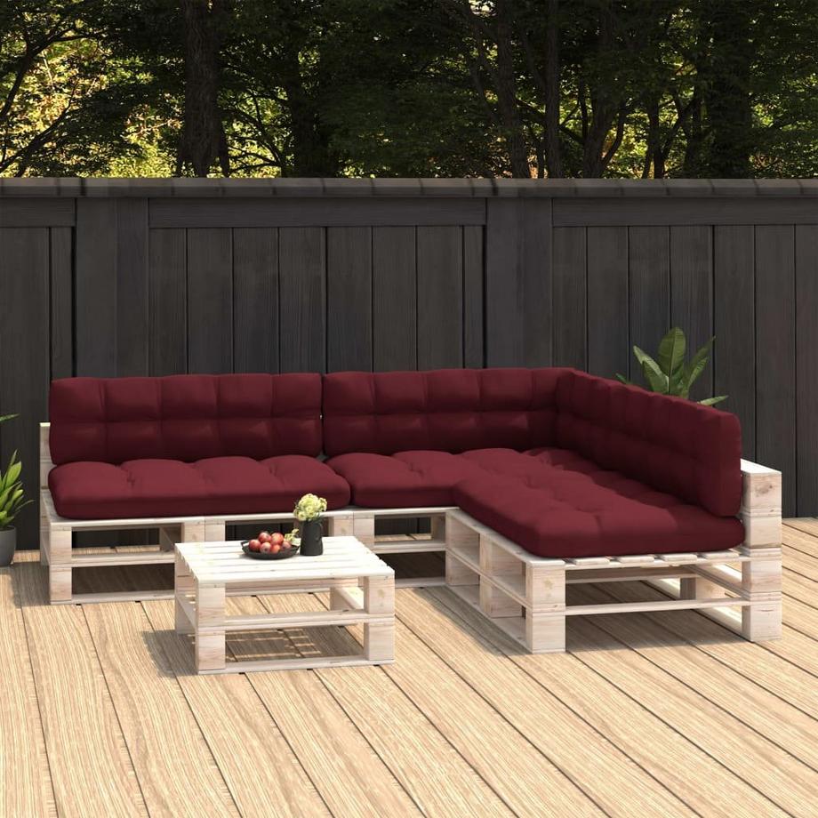 VidaXL Palettensofa-auflagen 7 stk. gewebe  