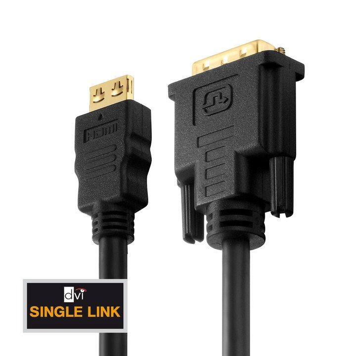 PureLink  PureLink HDMI-DVI M-M 1m DVI-D Nero 