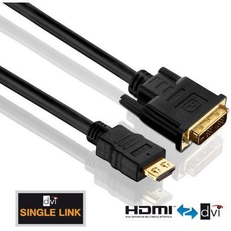 PureLink  PureLink HDMI-DVI M-M 1m DVI-D Nero 