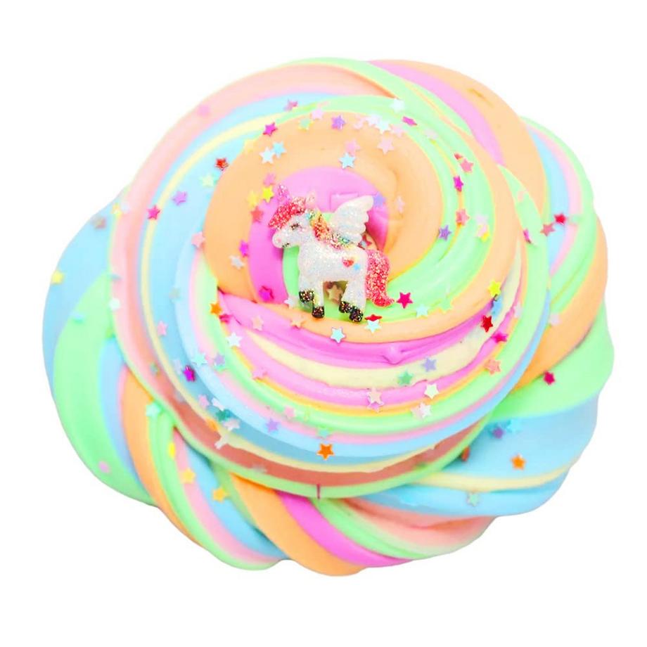 Activity-board  Schleim-Set mit Mini-Butterschleim, lustigen Anhängern, flauschigem Schleim-Knet-Spielzeug und dehnbarem Geschenk zum Stressabbau 