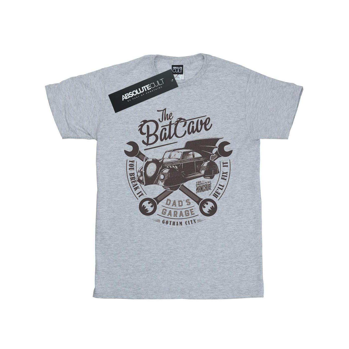 Image of Batman Dad's Garage Tshirt Mädchen Grau 152-158