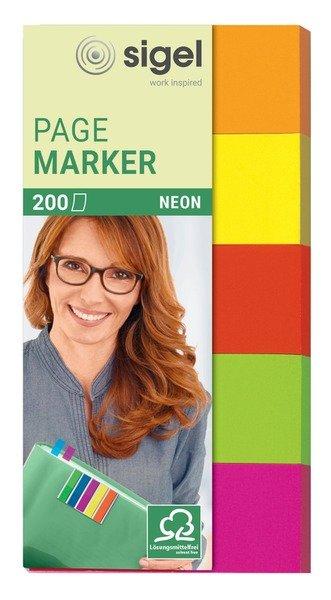 Sigel SIGEL Notes 20x50mm HN650 5 Farben ass. 200 Blatt  