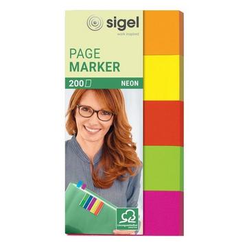 SIGEL Notes 20x50mm HN650 5 Farben ass. 200 Blatt