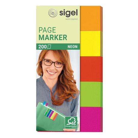 Sigel SIGEL Notes 20x50mm HN650 5 Farben ass. 200 Blatt  