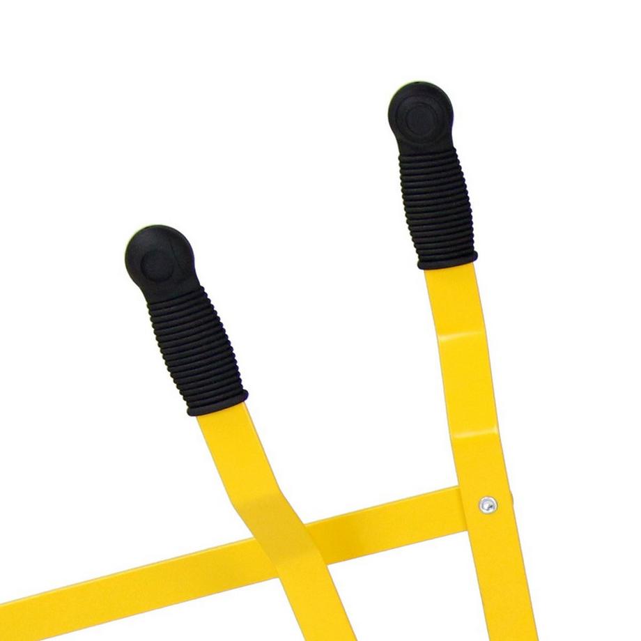 Northix  Sitzbagger mit Schaufel Kinderbagger aus Metall Sandbagger zum Aufsitzen für Kinder ab 3 J. Gelb 