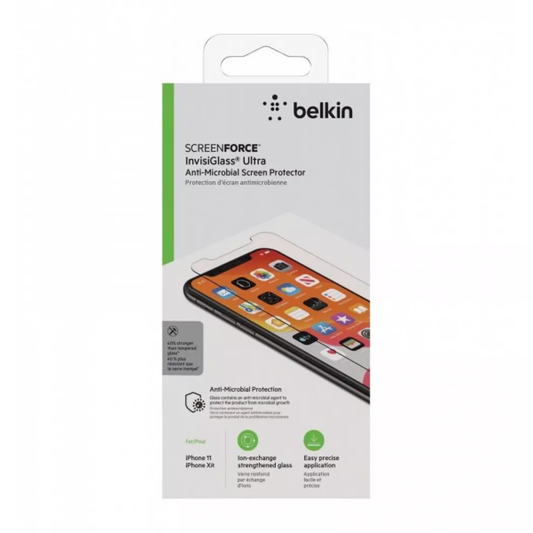 Belkin SCREENFORCE InvisiGlass Ultra Protection d'écran transparent Apple 1 pièce(s)