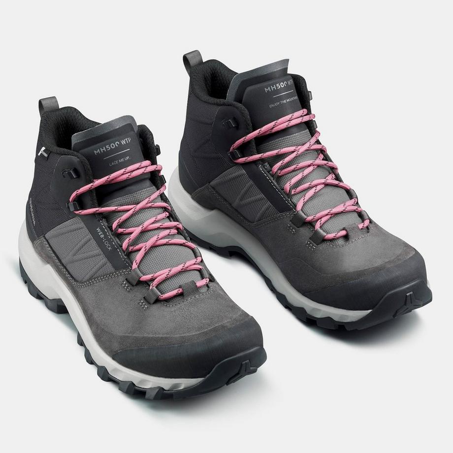 QUECHUA MH500 halbhoch wasserdicht Wanderschuhe  