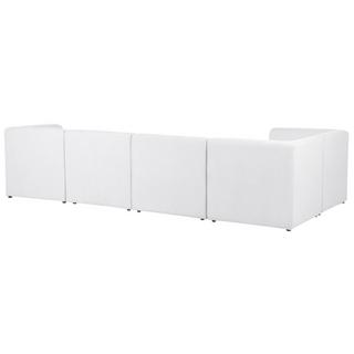 Beliani Sofa mit Ottomane aus Cord Modern LEMVIG  