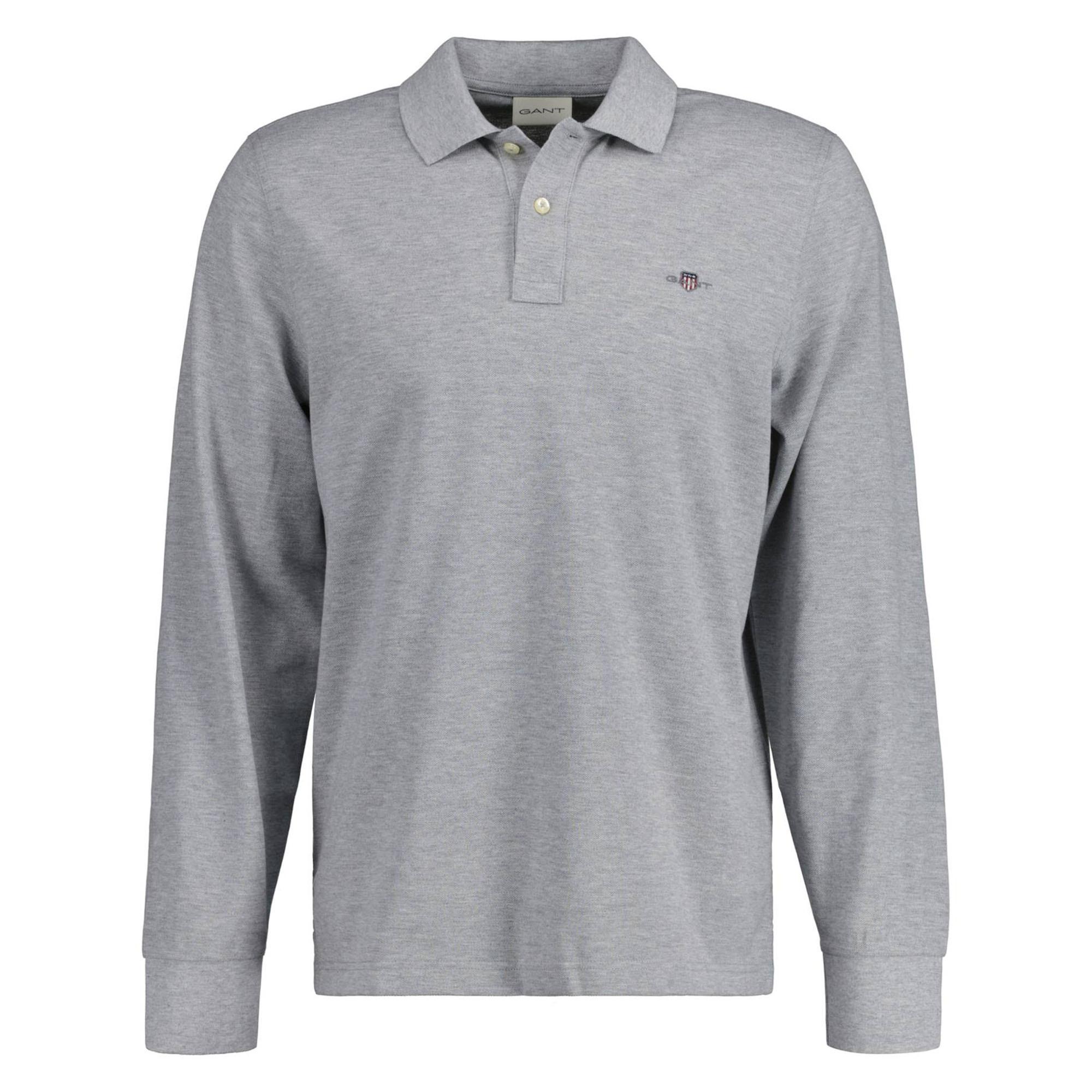 GANT  Polo  Vestibilità confortevole-Regular Shield Longsleeve Pique Rugger 