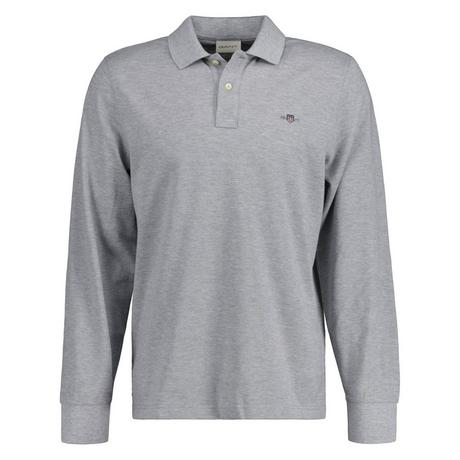 GANT  Polo  Confortable à porter-Regular Shield Longsleeve Pique Rugger 