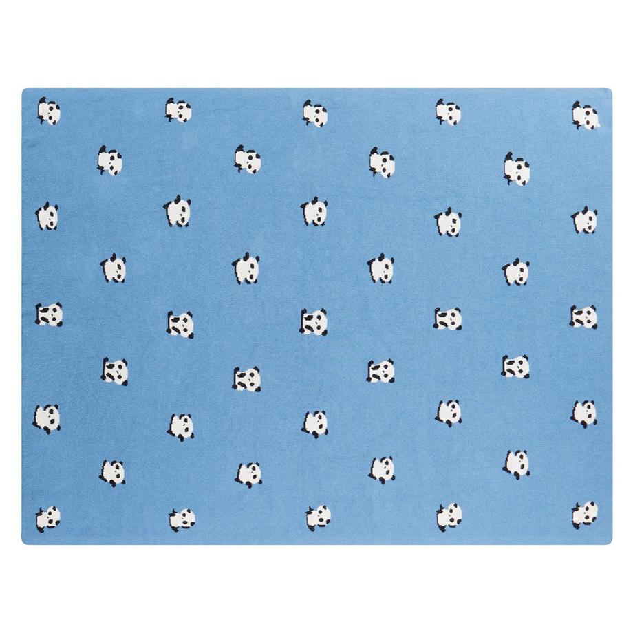 Beliani TALOKAN Coperta Morbida Moderna in Cotone  