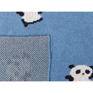 Beliani TALOKAN Coperta Morbida Moderna in Cotone  