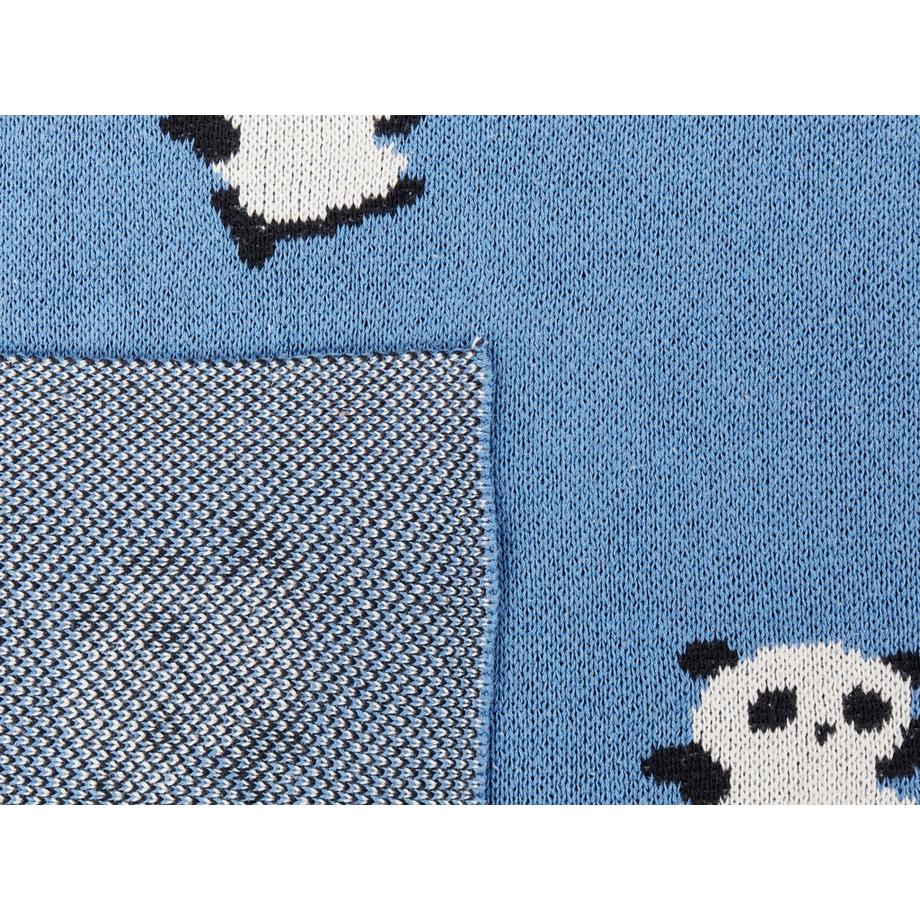 Beliani TALOKAN Coperta Morbida Moderna in Cotone  