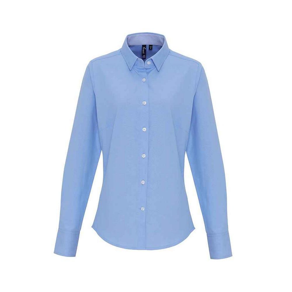 Image of Formelles Hemd Langärmlig Damen Blau XL