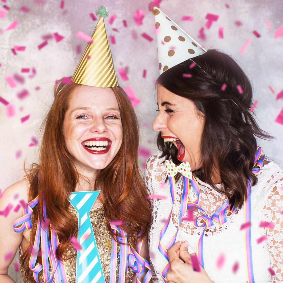 B2X  Canon à confettis rose 