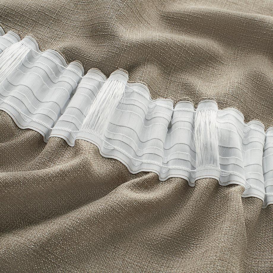 La Redoute Intérieurs  Vorhang aus recyceltem Polyester mit Kräuselband 